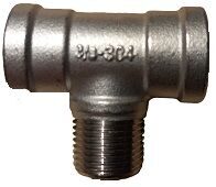 Тройник нержавеющий 3/8"